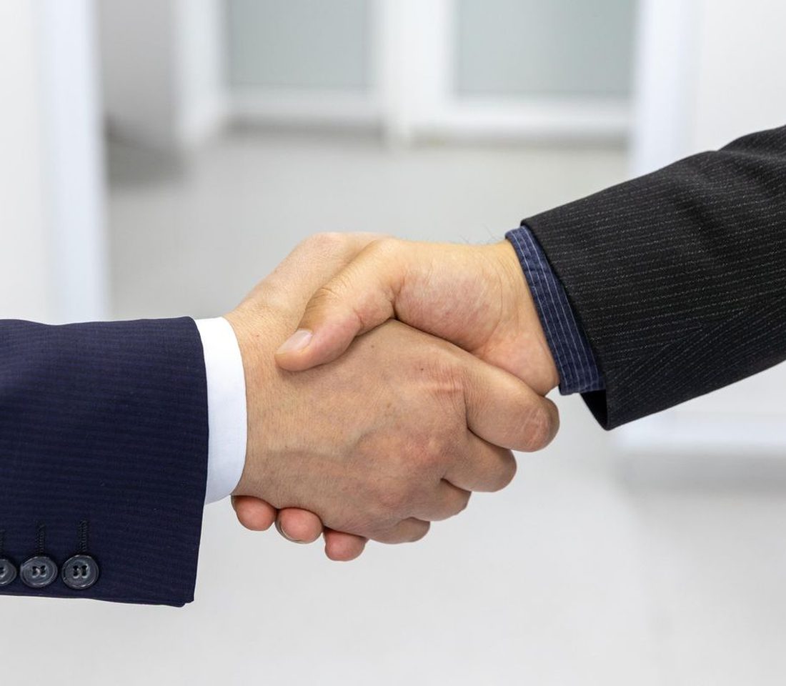 Business handshake